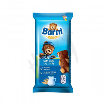 Buy Barni (Barny) Bear Sponge Cake with Milk Filling 30g/1.05oz (Pack of  24) Online at desertcartINDIA