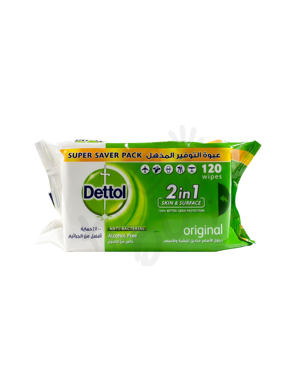 Dettol Original Anti Bacterial Alcohol Free Wipes