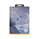 Voltme USB C to Lightning Silicon Cable Gray 1.2M