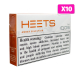 Heets Amber Selection Refill 20 Sticks Cigarette X10