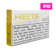 Heets Yellow Selection Refill 20 Sticks Cigarette X10